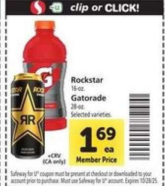 Rockstar/Gatorade