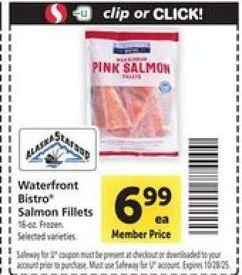 Waterfront Bistro Salmon Fillets