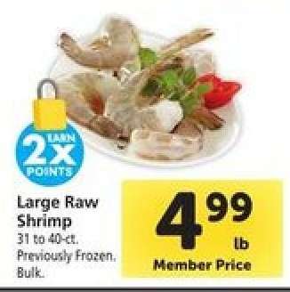 Large Raw Shrimp