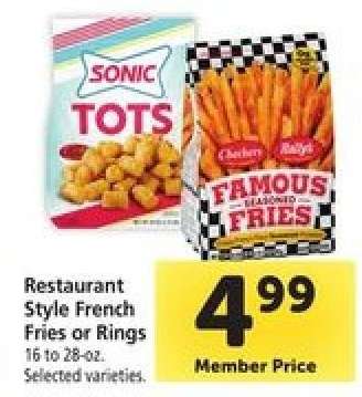 Restaurant Style French Fries or Rings