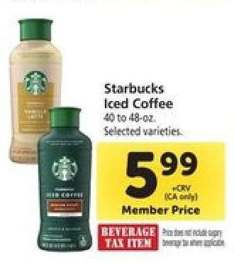 Starbucks Iced Coffee