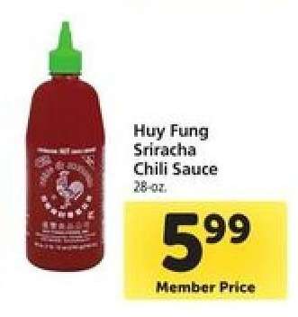 Huy Fung Sriracha Chili Sauce