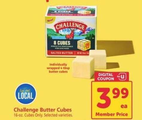 Challenge Butter Cubes