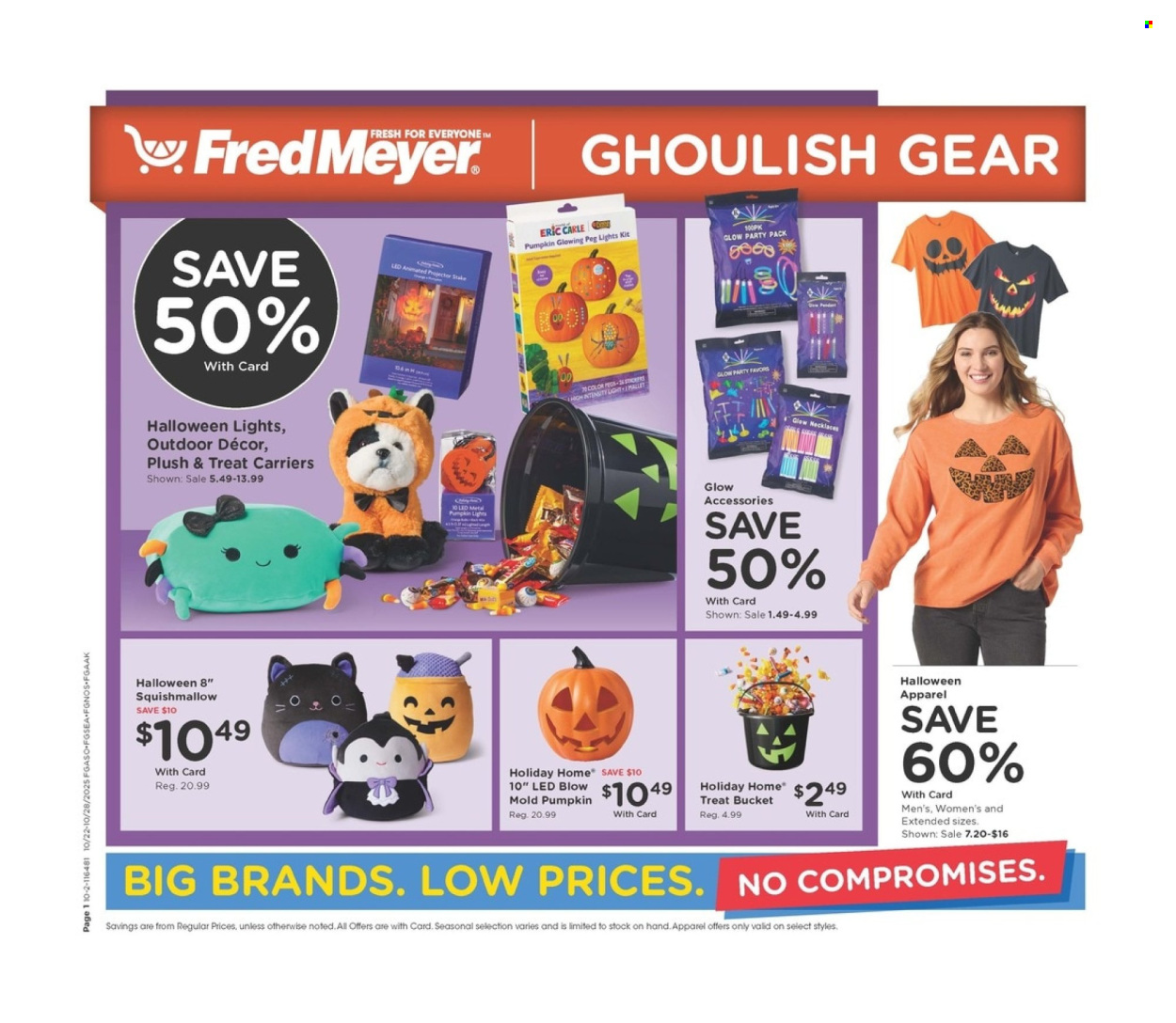 Fred Meyer ad - 10/22/2025 - 10/28/2025. Page 1