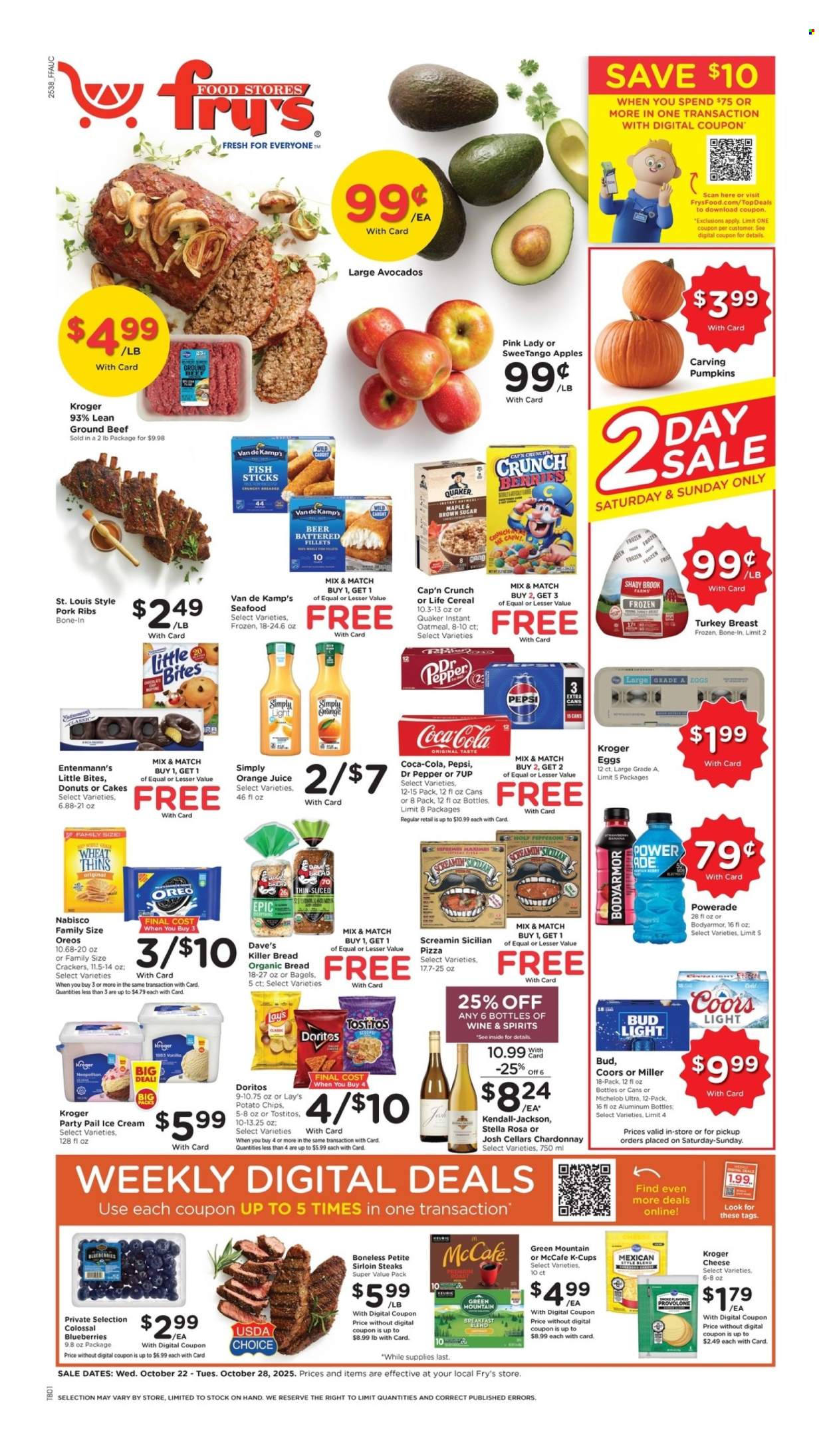 Fry’s ad - 10/22/2025 - 10/28/2025. Page 1