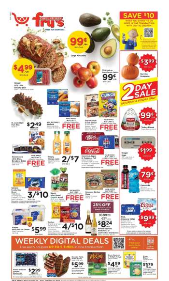 Fry’s Flyer - 10/22/2025 - 10/28/2025.