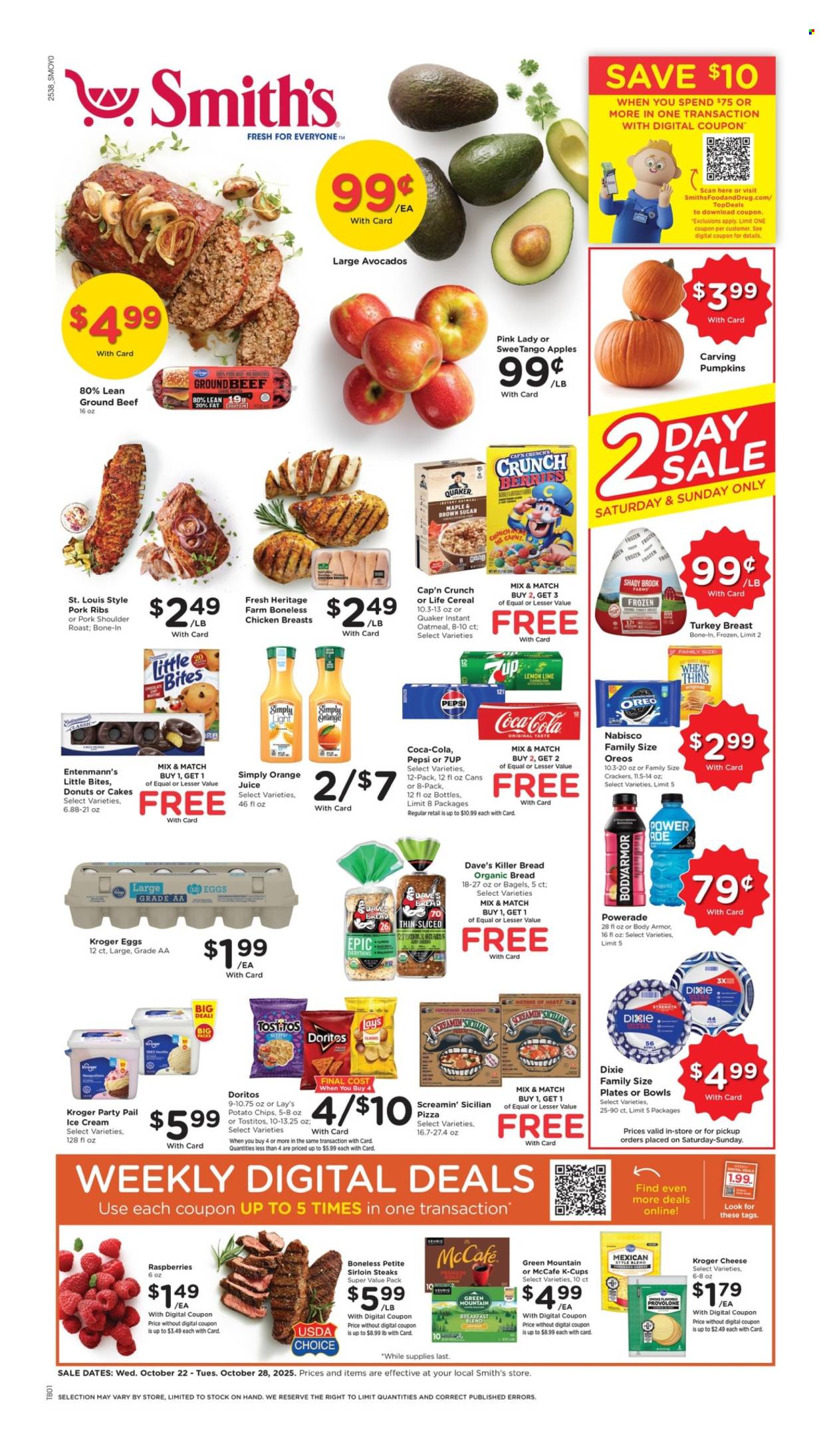 Smith's ad - 10/22/2025 - 10/28/2025. Page 1