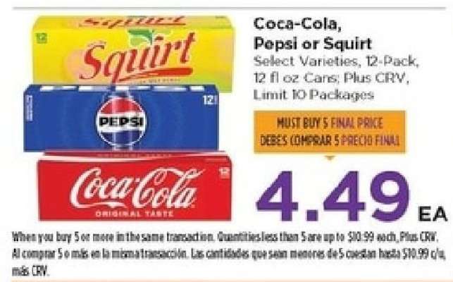 Coca-Cola, Pepsi or Squirt