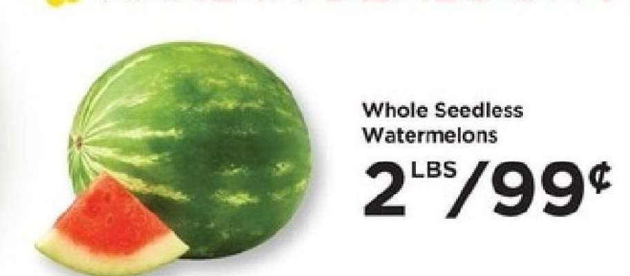 Whole Seedless Watermelons