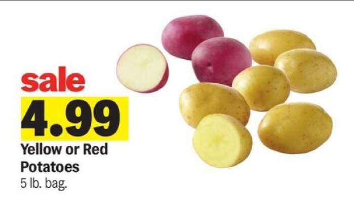Yellow or Red Potatoes