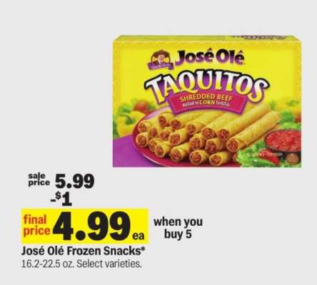 José Olé Frozen Snacks