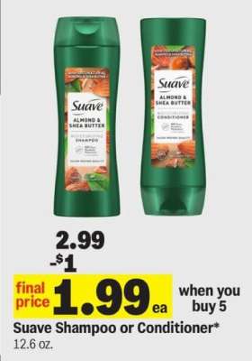 Suave Shampoo or Conditioner