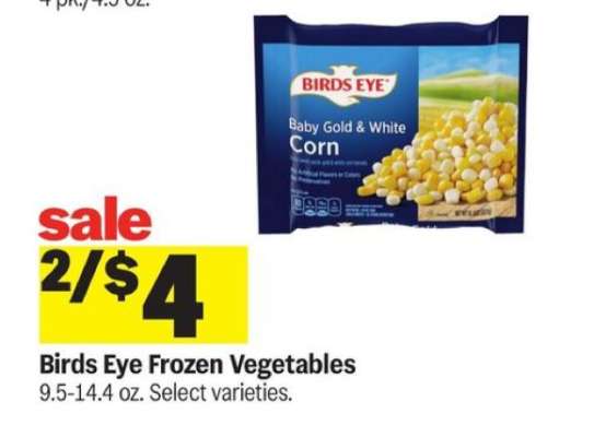 Birds Eye Frozen Vegetables