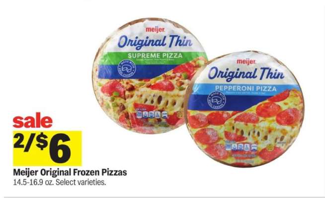 Meijer Original Frozen Pizzas*