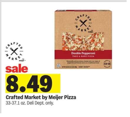 Crafted Market by Meijer Pizza