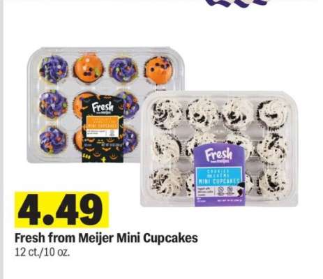 Fresh from Meijer Mini Cupcakes