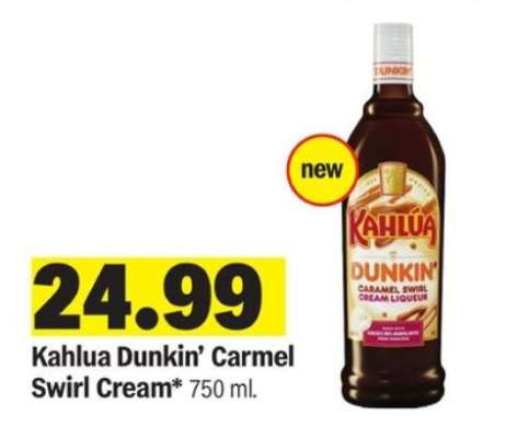Kahlua Dunkin’ Carmel Swirl Cream