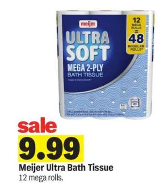 Meijer Ultra Bath Tissue