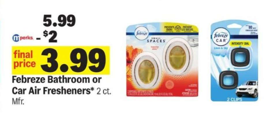 Febreze Bathroom or Car Air Fresheners