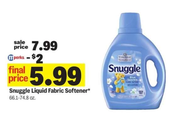 Snuggle Liquid Fabric Softener