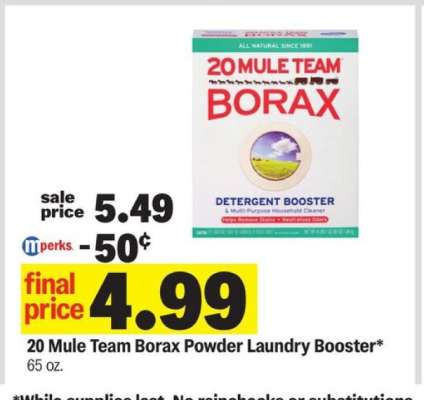 20 Mule Team Borax Powder Laundry Booster*