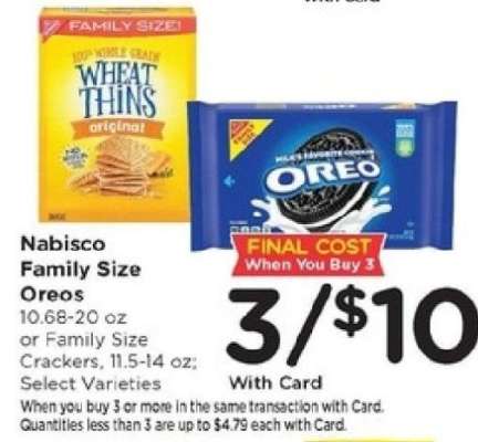 Nabisco Family Size Oreos