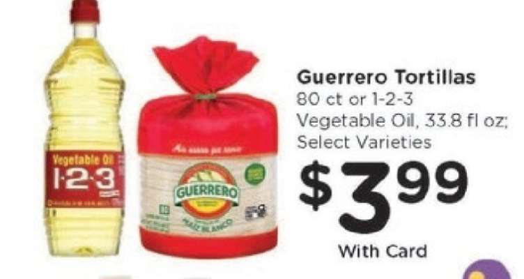 Guerrero Tortillas or Vegetable Oil