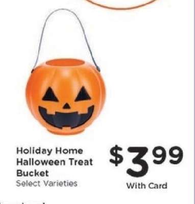 Holiday Home Halloween Treat Bucket