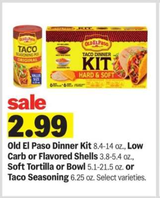 Old El Paso Dinner Kit