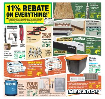 Menards Flyer - 10/22/2025 - 11/08/2025.