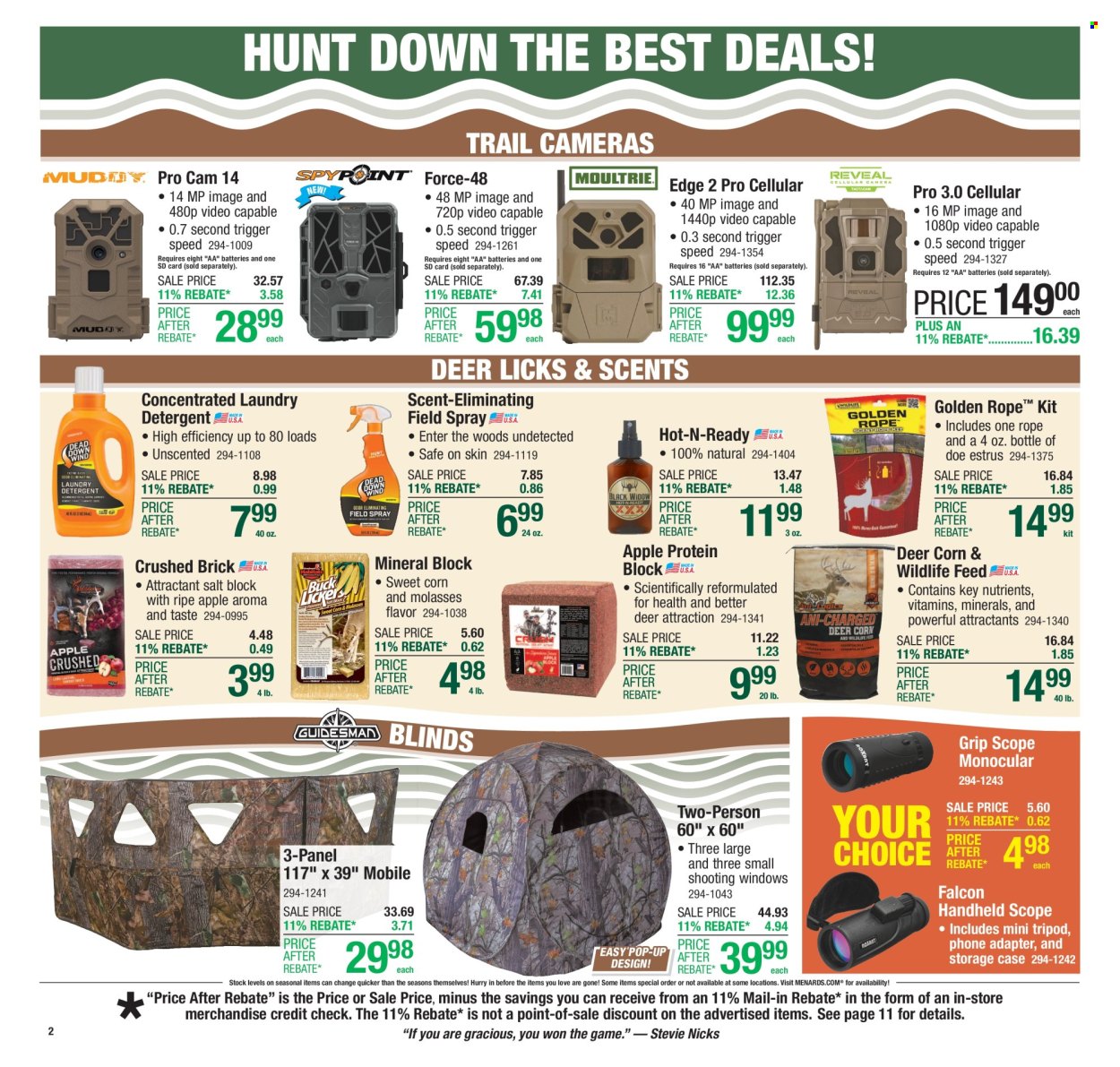 Menards ad - 10/22/2025 - 11/02/2025. Page 4
