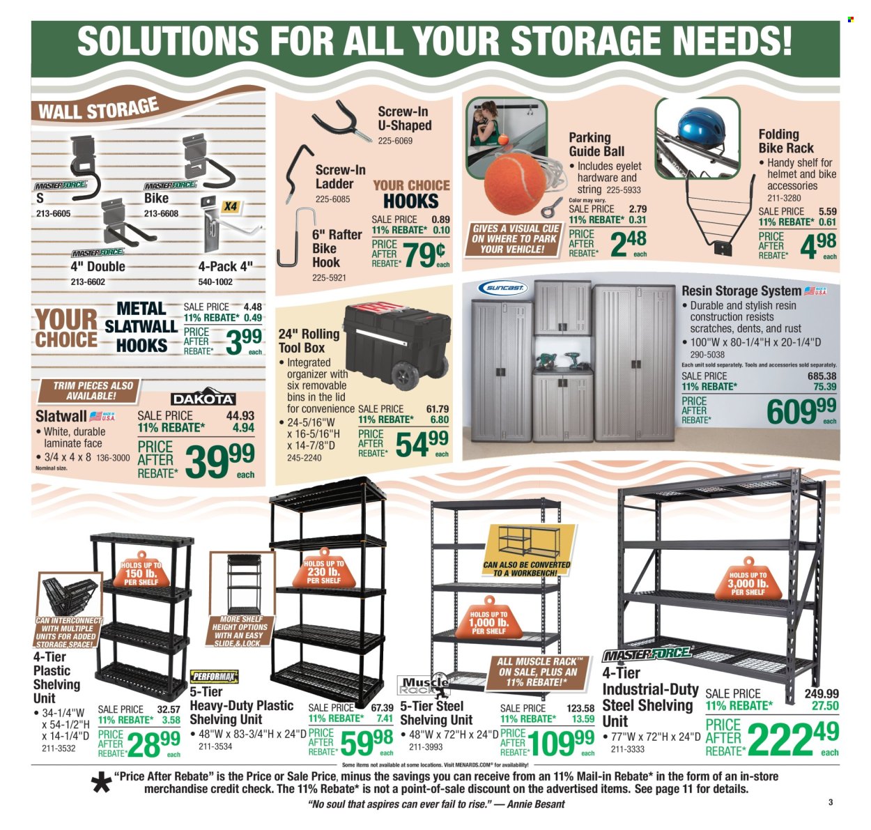 Menards ad - 10/22/2025 - 11/02/2025. Page 5