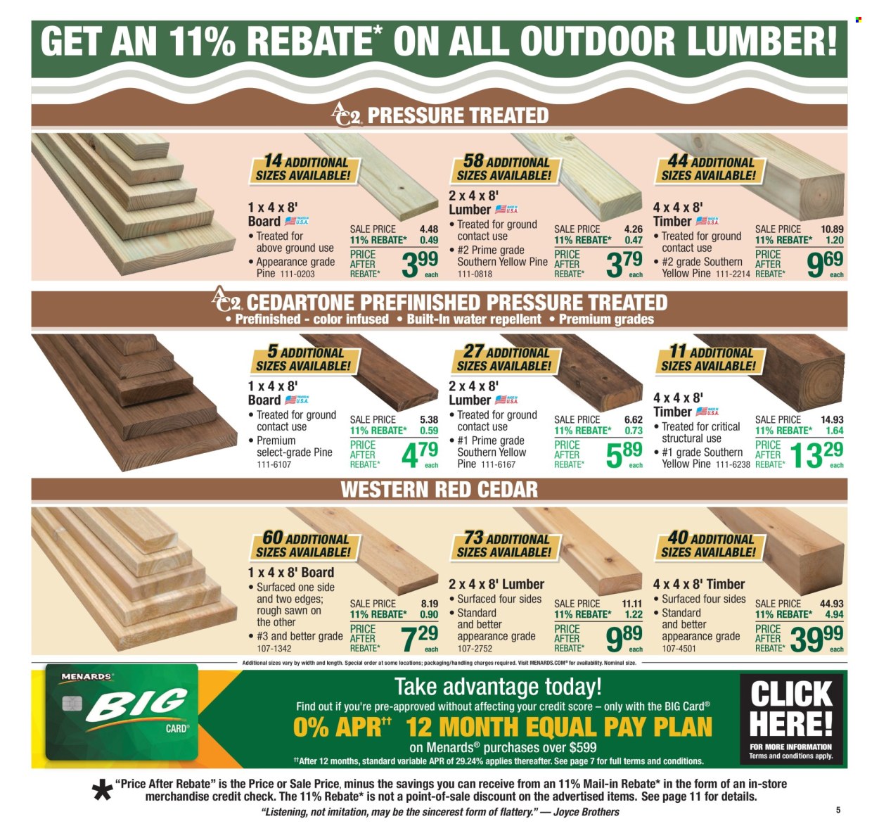 Menards ad - 10/22/2025 - 11/02/2025. Page 8