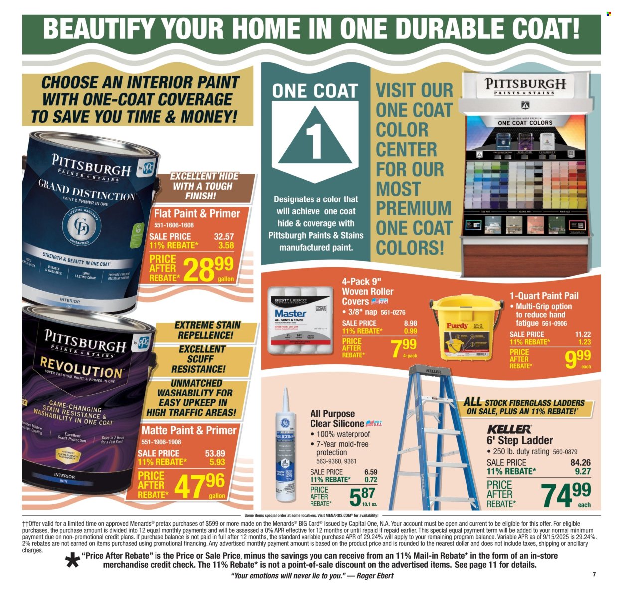 Menards ad - 10/22/2025 - 11/02/2025. Page 11