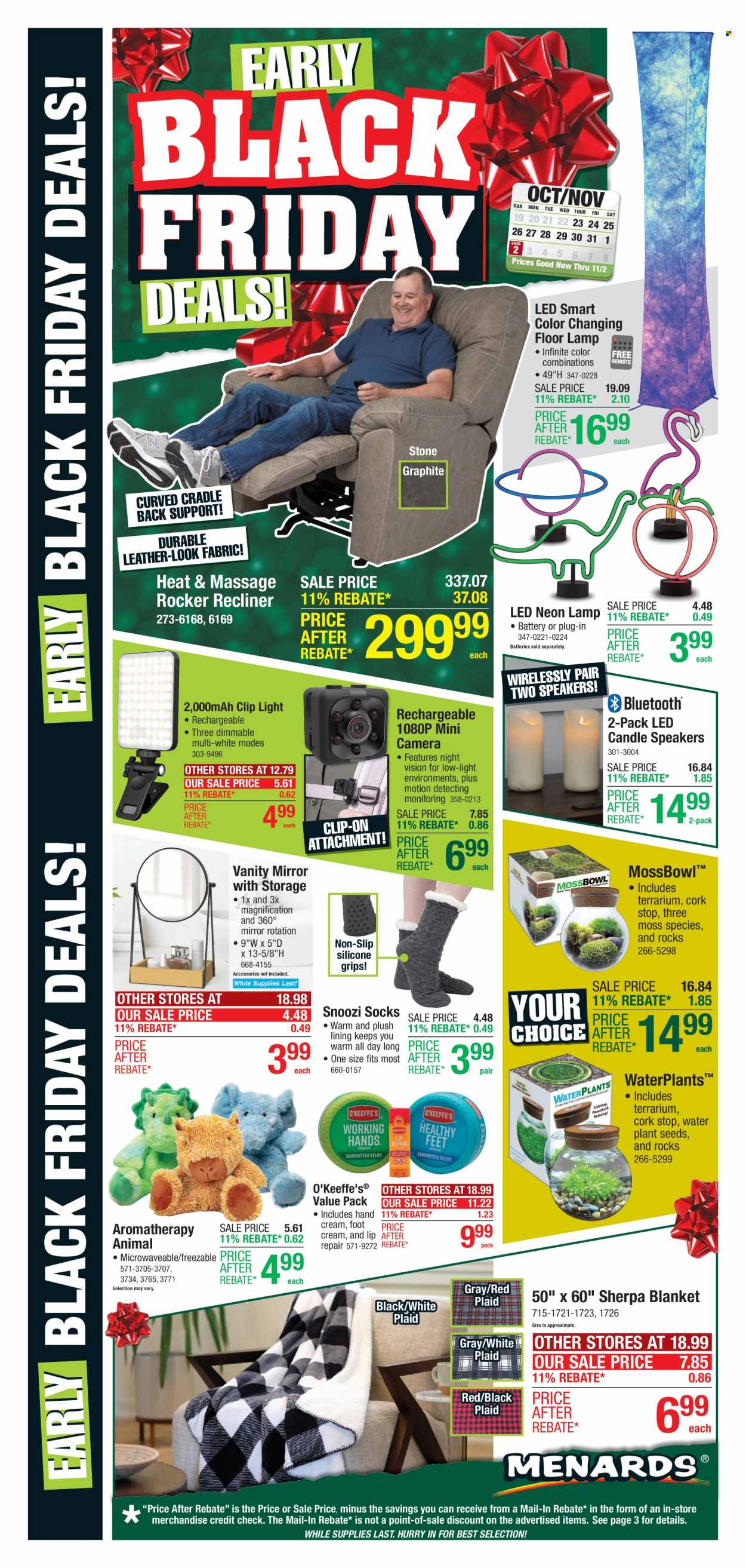 Menards ad - 10/22/2025 - 11/02/2025. Page 1