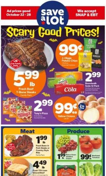 Save a Lot Flyer - 10/22/2025 - 10/28/2025.