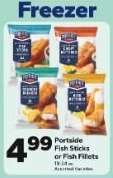 Portside Fish Sticks or Fish Fillets