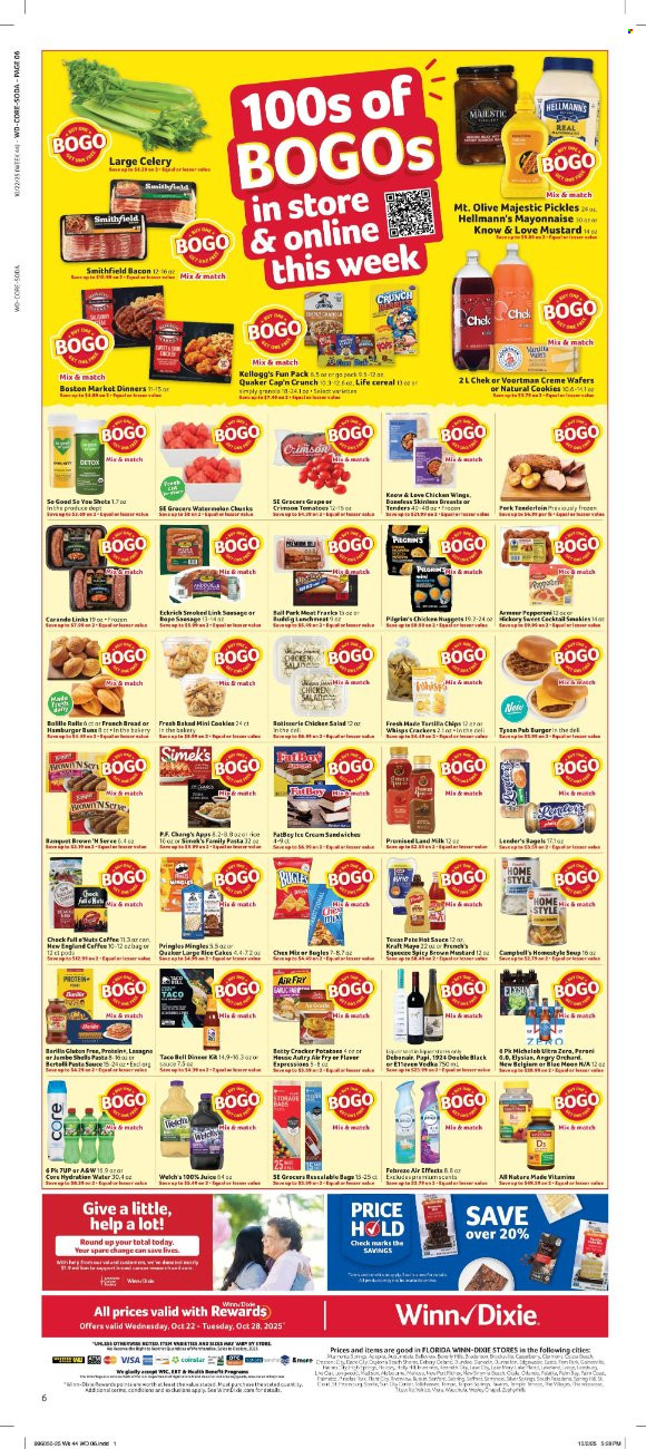 Winn Dixie ad - 10/22/2025 - 10/28/2025. Page 6