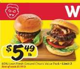 80% Lean Fresh Ground Chuck Value Pack