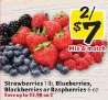 Strawberries 1 lb, Blueberries, Blackberries or Raspberries