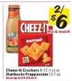 Cheez-It Crackers/Starbucks Frappuccino