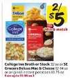 College Inn Broth or Stock / SE Grocers Deluxe Mac & Cheese