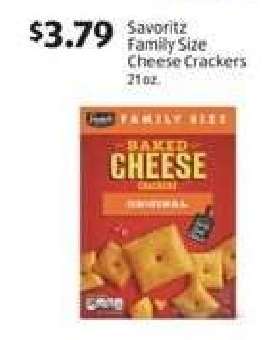 Savoritz Family Size Cheese Crackers
