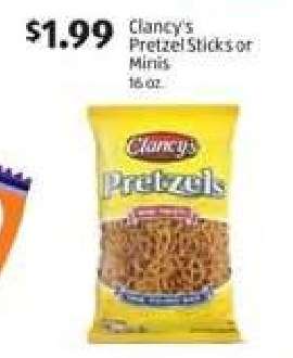 Clancy's Pretzel Sticks or Minis