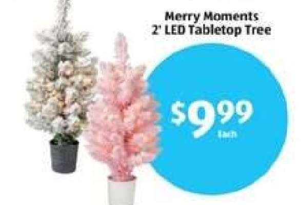 Merry Moments 2' LED Tabletop Tree