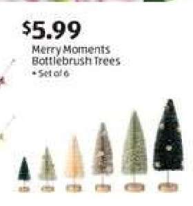Merry Moments Bottlebrush Trees