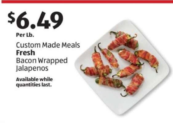 Custom Made Meals Fresh Bacon-Wrapped Jalapeños
