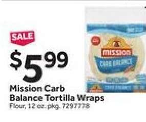 Mission Carb Balance Tortilla Wraps