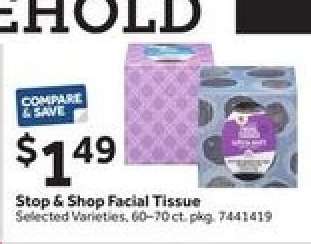 Stop & Shop Facial Tissue