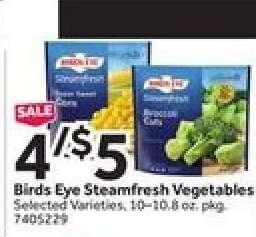 Birds Eye Steamfresh Vegetables